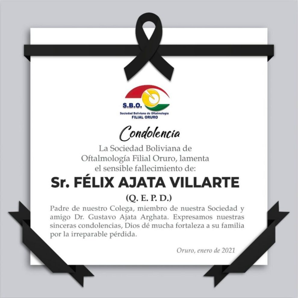 Félix Ajata Villarte Q.E.P.D.