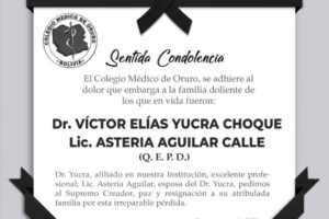 Dr. Víctor Elías Yucra Choque y Lic. Asteria Aguilar Calle (Q.E.P.D.)