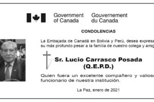 Obituario de Lucio Carrasco Posada