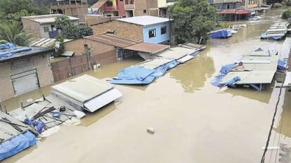 Inundaciones en Guanay tras el desborde de ríos