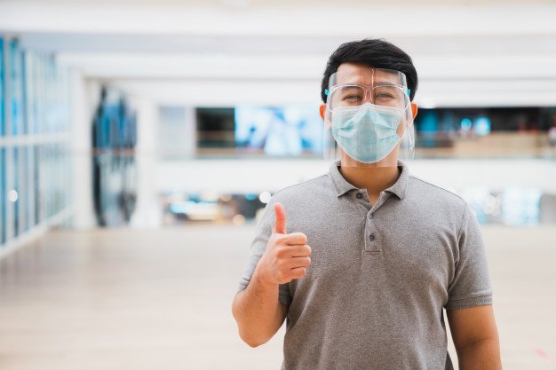 Uso de mascarillas y protección facial en la salud