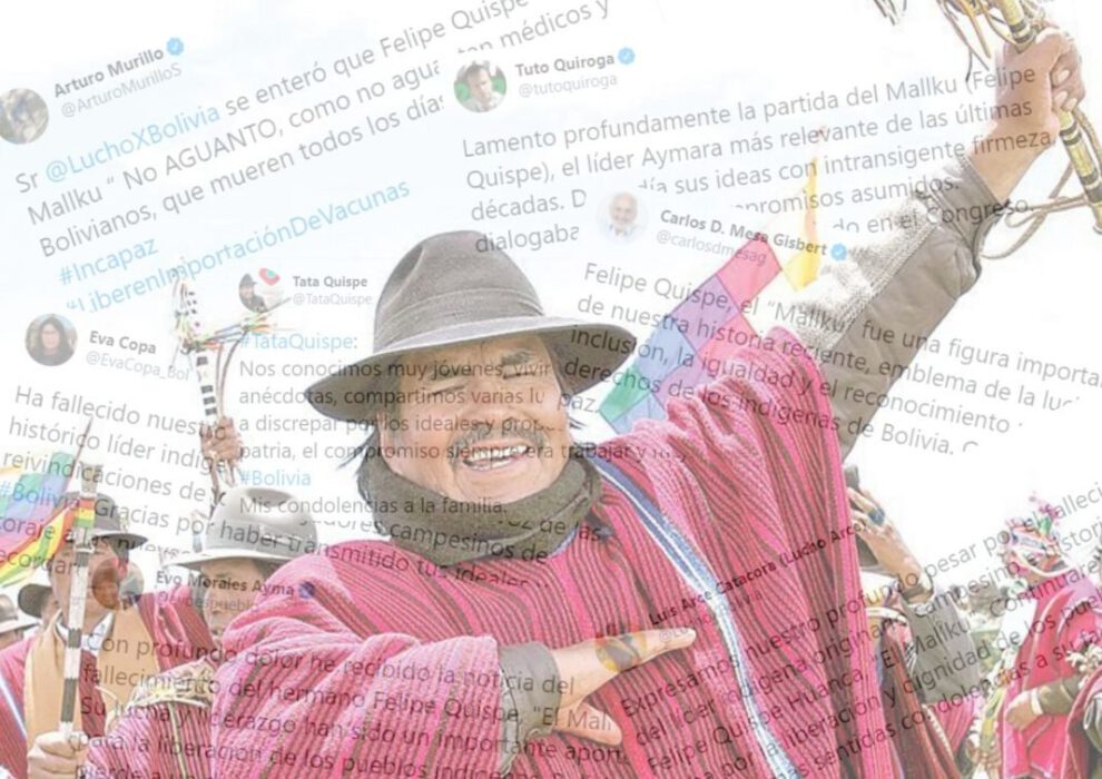 Felipe Quispe Huanca, líder indígena y político boliviano