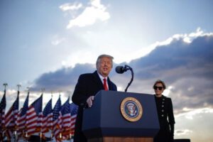 Donald Trump en su último discurso