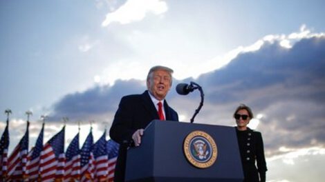 Donald Trump en su último discurso