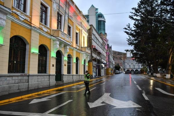 Restricción vehicular Oruro por cuarentena rígida