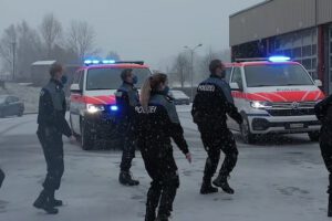 Policía Suiza combate la pandemia con alegría