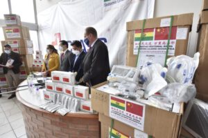 donación de respiradores y pruebas Covid-19