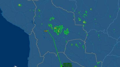 Vacunas Sputnik-V en avión de BOA