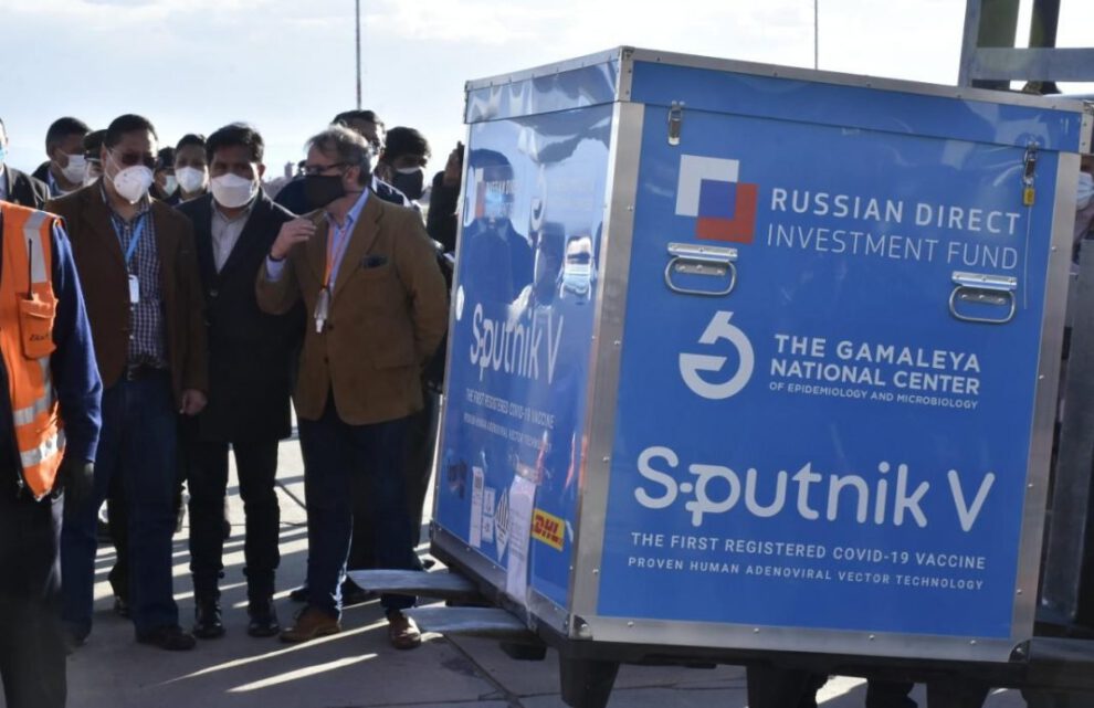 Vacuna Sputnik-V llegó al país