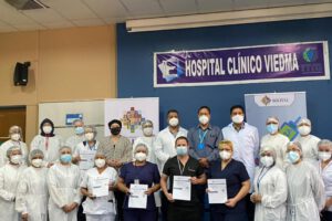 Vacunación contra el Covid-19 en el Hospital Clínico Viedma