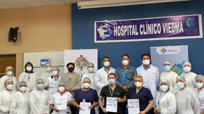 Vacunación contra el Covid-19 en el Hospital Clínico Viedma
