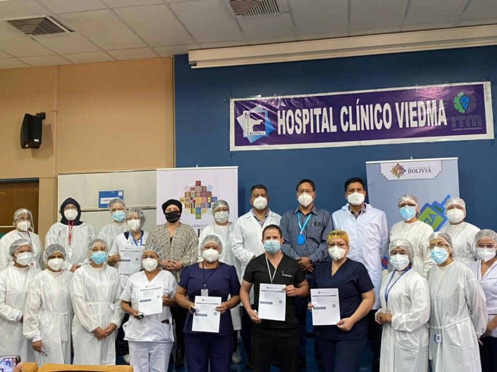 Vacunación contra el Covid-19 en el Hospital Clínico Viedma