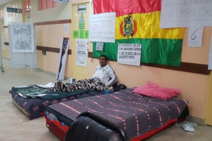 Huelga de hambre médicos Oruro
