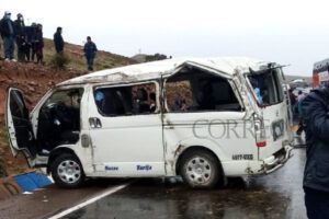 Accidente en la carretera Potosi-Sucre
