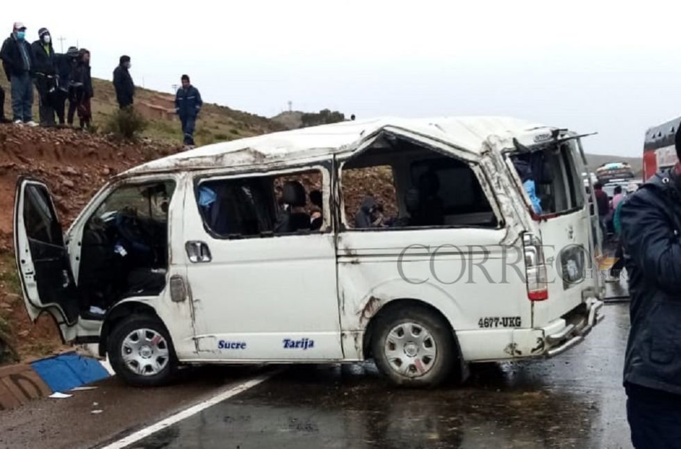 Accidente en la carretera Potosi-Sucre