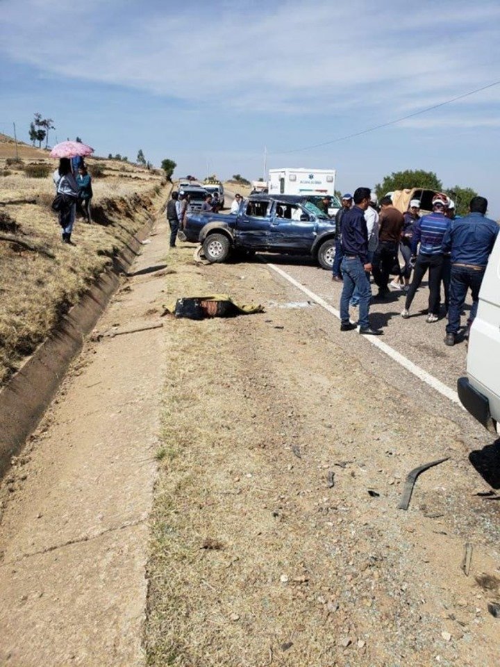 Accidente de tránsito que deja 2 periodistas fallecidos