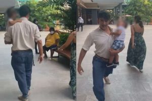 Agresión en centro comercial por pedir uso de barbijo