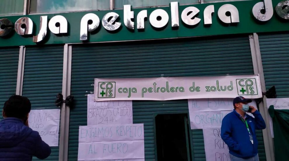 Huelga de hambre CPS en La Paz