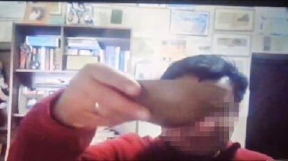 Docente de la UMSS en estado de ebriedad durante clases virtuales