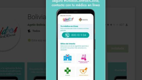 Preregistro para vacunar a la población mediante la aplicación Bolivia Segura