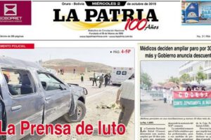 Portadas impresas del 2 de octubre de 2019