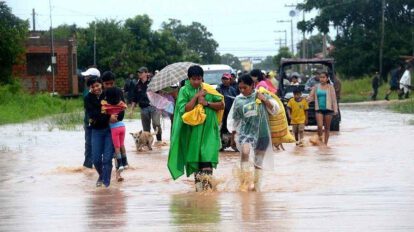 Alerta naranja por lluvias en comunidades afectadas en el departamento del Beni