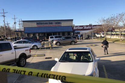 Tiroteo en tienda de armas en Nueva Orleans