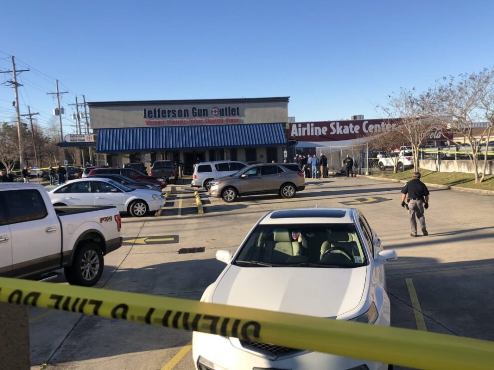 Tiroteo en tienda de armas en Nueva Orleans