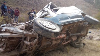 Accidente en Cochabamba con víctimas fatales