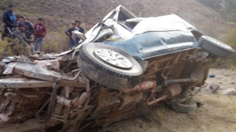 Accidente en Cochabamba con víctimas fatales
