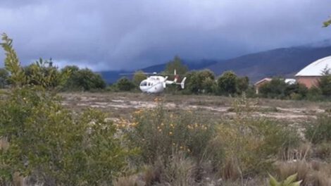 Helicóptero del Presidente Arce aterriza de emergencia en Iscayachi
