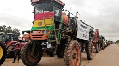 Bloqueo de caminos por parte de productores soyeros