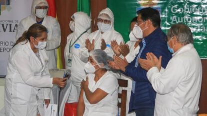 Vacunación en Bolivia