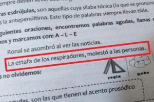 Caso respiradores en cartilla educativa