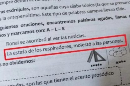 Caso respiradores en cartilla educativa