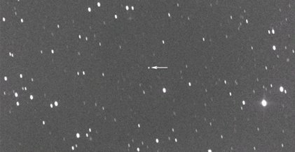 Asteroide Apophis acercándose a la Tierra