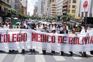Acción Popular presentada por el Movimiento al Socialismo contra el paro médico