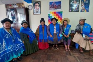 Eva Copa y la Confederación de Mujeres Campesinas Bartolina Sisa