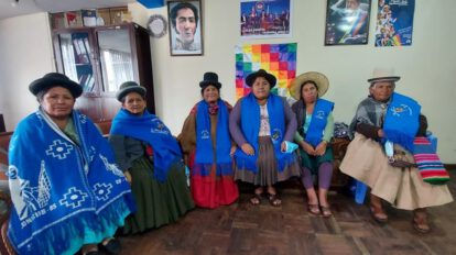 Eva Copa y la Confederación de Mujeres Campesinas Bartolina Sisa