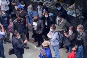 Colegio Médico de La Paz en medio de protestas