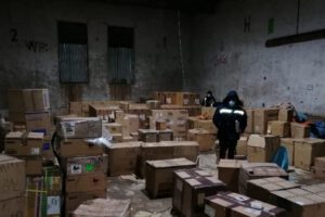 Comiso de contrabando en Oruro