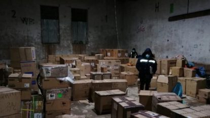 Comiso de contrabando en Oruro