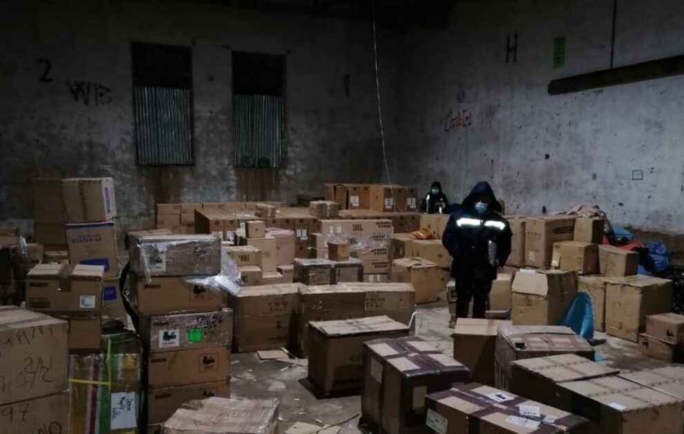 Comiso de contrabando en Oruro
