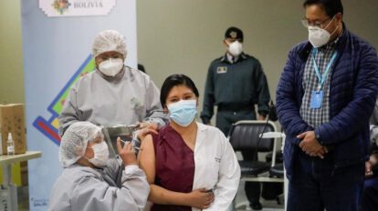 Campaña de vacunación en Bolivia