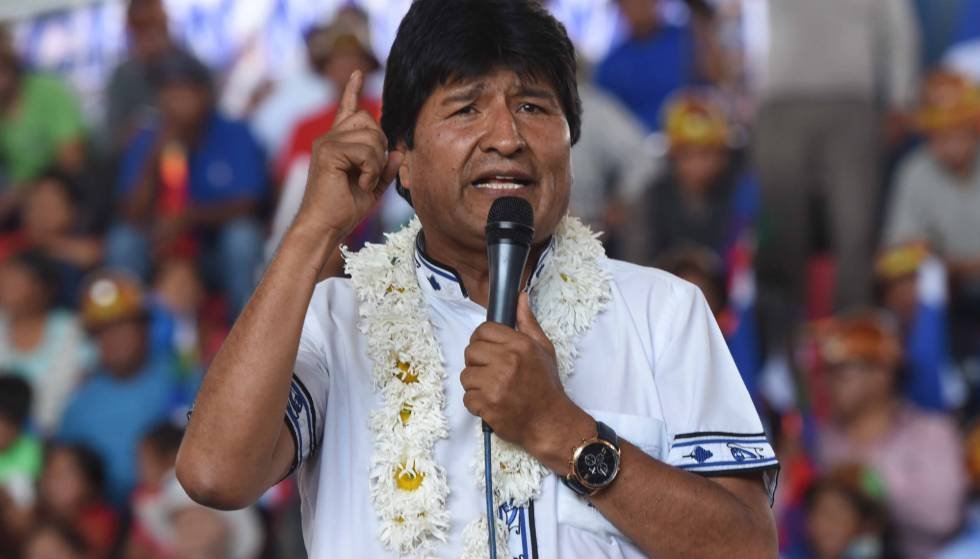 Evo Morales destaca obras realizadas durante su gobierno