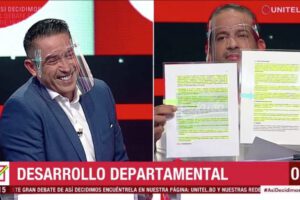 Plagio del plan de Gobierno del MAS en debate de Unitel