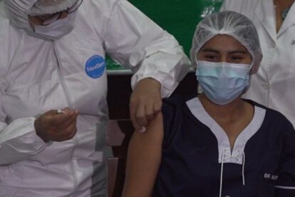 Población inmunizada contra el Covid-19 en Bolivia