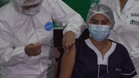 Población inmunizada contra el Covid-19 en Bolivia