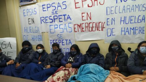 Despedido de funcionarios de Epsas por el Presidente Arce