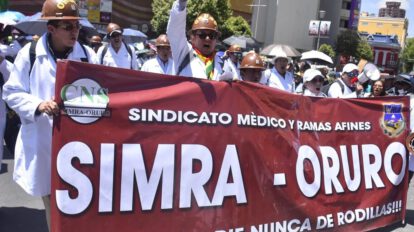 Descuentos para médicos por paro que tiene más de 40 días